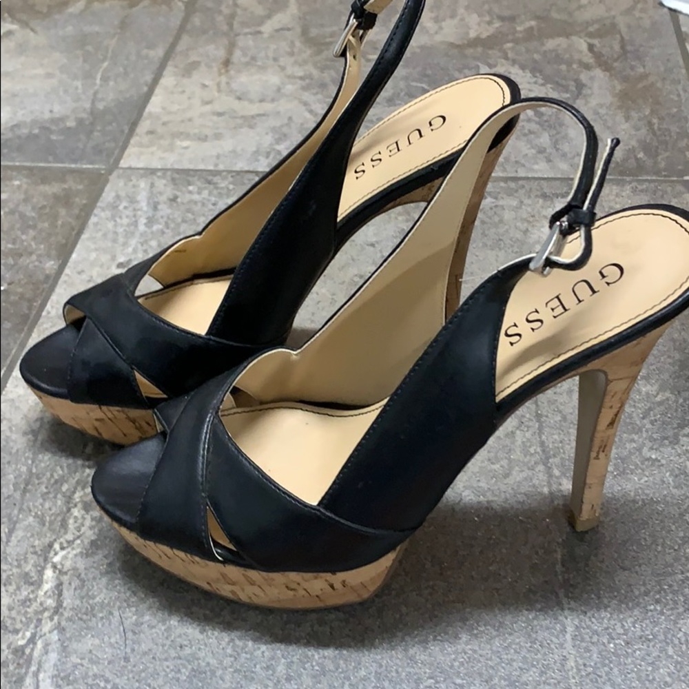 Guess high heels shoe size 6